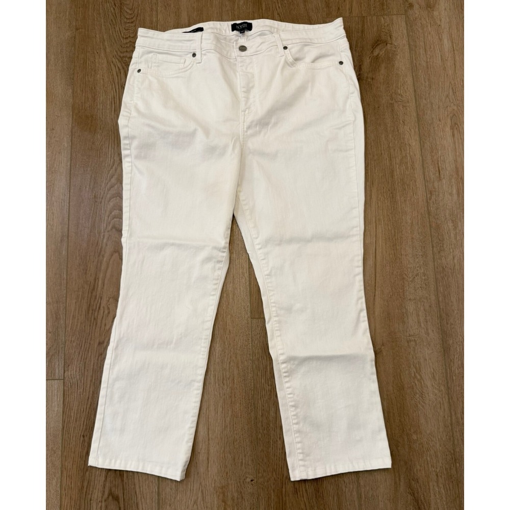 NYDJ‎ Size 16P Sheri Slim Lift X Tuck Technology Ankle Crop Jeans 25" Inseam